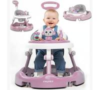 Twinky® Baby Walker with Play Set and Floor Mat - Sturdy Walking Aid with 4 Adjustable Positions - Ideal for Helping Your Child Take Their First Steps