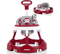 Twinky® Baby Walker with Play Set and Floor Mat - Sturdy Walking Aid with 4 Adjustable Positions - Ideal for Helping Your Child Take Their First Steps
