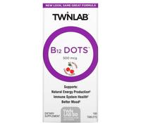 Twinlab, B12 Dots, Cherry, 500 mcg, 100 Tablets