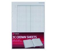 Rexel Twinlock Crown Sheets Plain 3C (100)