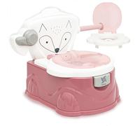 Twinly Foxy Baby Potty Potty - Children's Toilet with Reducer for Toilet - With Paper Roll Holder and Simulated Chain Pull - Removable Inner Cup (Pink)