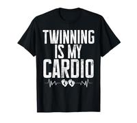 Twinning is my Cardio Twin Mom T-Shirt