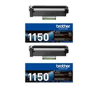 TWINPACK: Brother TN1150 Original Black STandard Capacity Laser Toner Cartridges
