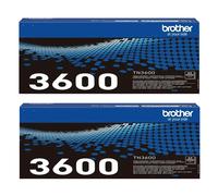 Original Multipack Brother MFC-L6910DN Printer Toner Cartridges (2 Pack) -TN3600