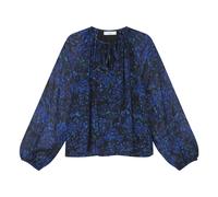 Twins Muse Silk Blouse Midnight blue S