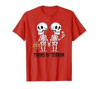 Twins of terror, matching twins costume halloween T-Shirt