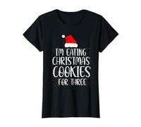 Twins Pregnant Mom Christmas Announcement T-Shirt