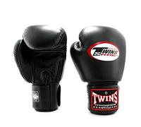 Twins Special Muay Thai Boxing Gloves BGVL-3 Black 8-10-12-14-16 Oz. (12 Oz.)