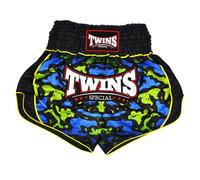 TWINS SPECIAL Satin Muay Thai Shorts (UK, Waist, 30, Regular, Regular, Atlas)