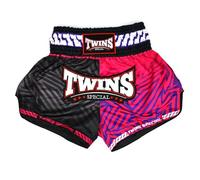 TWINS SPECIAL Satin Muay Thai Shorts (UK, Waist, 30, Regular, Regular, Maze)