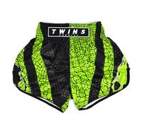 TWINS SPECIAL Satin Muay Thai Shorts (UK, Waist, 32, Regular, Regular, Crocs)