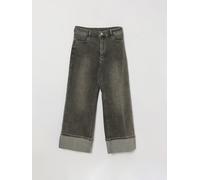 Twinset Boy's Wide-Leg Stretch Denim Jeans with Turn-Up Cuffs - Size: 16 - female