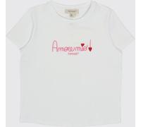 Twinset Cotton T-shirt with Amore Mio Embroidery - Size: 10 - female