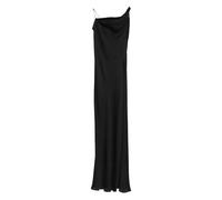 TWINSET cowl-neck one-shoulder midi dress - Black 38-40-42-44-46-48-50