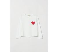 Twinset Girl's Heart Print Long-Sleeved Cotton T-shirt - Size: 12 - female