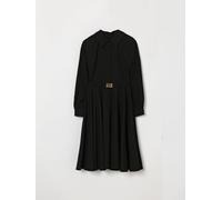 Twinset Girl's Viscose Blend Chemisier Dress with Long Sleeves and Belt - Size: 12 - female