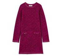 TWINSET Kids jacquard knit dress - Purple 8-10-12-14-16