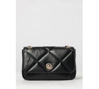 Twinset Quilted Synthetic Leather Crossbody Bag with Flap Closure