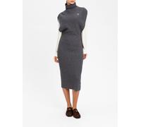 Twinset Sleeveless Wool and Cotton Knit Midi Sheath Dress - Size: M - female