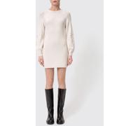 Twinset Slim Fit Floral Detail Wool Blend Knit Mini Dress - Size: M - female