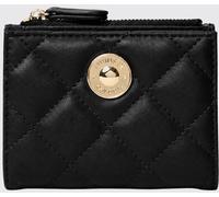 Twinset Small Quilted Faux Leather Wallet with Metallic Logo - Size: OS - female