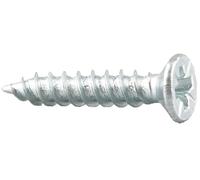 Twinthread Woodscrews Bright Zinc Plated - High Grip Wood Screws for Softwood, Chipboard & MDF - Rust Resistant (#6 x 3/4 (Pack of 200))