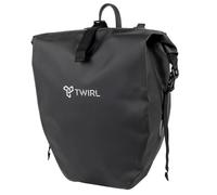 TWIRL Bicycle Bag, 22L, Black, PVC, Soft, Zipper Closure, Rubberised Handle, Shoulder Strap, Inner Pocket, Universal Fit, 56.5 x 30 x 15 cm