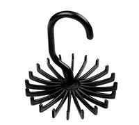 Twirl Tie Rack Belt Hanger Holder, Adjustable Rotating 20 Hook For Closet Organizer Storage
