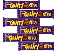 Twirl Xtra Duo Chocolate Bar 54g - 2 Milk chocolate fingers. (06 Bars)
