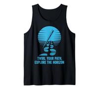 Twirling Baton Horizon Design - Twirl Your Path Tank Top