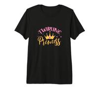 Twirling Princess Baton Twirler Majorettes Premium T-Shirt