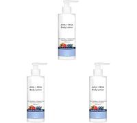Twirlsilk 10% AHA + 1% BHA Body Lotion - Smooths Rough & Bumpy Skin - Glycolic & Lactic Acid Body Lotion with Niacinamide - 200 Ml (Pack of 3)