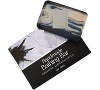Twirlsilk Charcoal Bath Soap for Men & Women, Deep Cleansing, Anti-Pollution, Removes Impurities/With Activated Charcoal, Eucalyptus Oil/Handmade Bathing Bar/No Paraben - 125 g