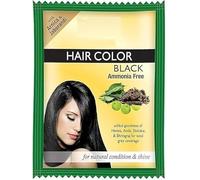 Twirlsilk Hair Color with Unique Blend of Henna, Amla, Shikakai & Bhringraj Herbs | Penetrates Every Strand and Colors from Root to Tip | for Men & Women of All Hair Type | Black (Pack of 6)