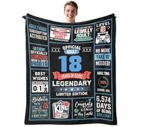twirush Birthday Gifts for Boys, 18th Birthday Gifts 150x130cm, Son Present from Mum Dad, Game Gitft for Brother, Teenages and Sons on Birthday, Chrismas