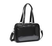 TWISAXC Crossbody Bag Cute Uniform Anime Student High-capacity Japanese | Underarm Bag Smooth Durable Transparent Handbag Transparent Badge Handbag Cute Uniform Anime