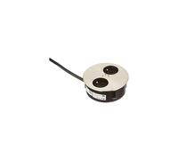Twist 2S Socket Outlet, Stainless Steel Look, black, 931002