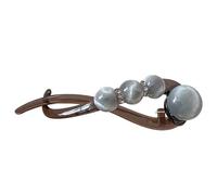 Twist Barrettes Fashion Pearl Decor Non Slip Jaw Clip