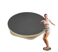Twist Board Balance Core Waist Twister - Large Wooden Twisting Dissc | Non-Slip Solid Twistng Discc Body Toning Abdominal Sculptor | Exercise Twisst Boarrd for Workout