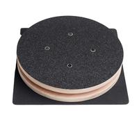 Twist Board for Exercise 12in Large Wooden Non-Slip Ab Workout Equipment Portable for Slimming and Strengthening| Waist Twisters Machine Exercise