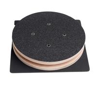 Twist Board for Exercise 12in Large Wooden Non-Slip Ab Workout Equipment Portable for Slimming and StrengtheningTwist Board