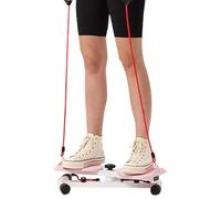 Twist Board for Fitness - Waist Twisting Machine with Resistant Bands - Non-Slip Core Shaping Equipment for Women Men Adults Teens Legs Arms