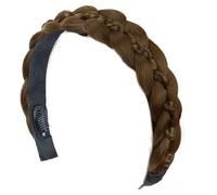 Twist Braided Hairpiece, High Temperature Fibre Hair Band for Women, Girls, Cosplay, Event and Formal Occasions, Hair Styling, Synthetic Braid Headband