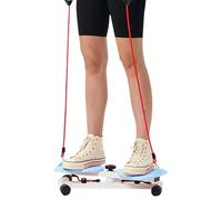 Twist Exercise Card - Premium Fitness Equipment, Ultra Quiet Rotation | Full Body Trainer with Resistance Bands, Women's Indoor Leg Workouts Weapons p