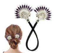 Twist for Hair Bun Maker, Panel Manufacturer for Women - CAKER CAKER CAKER SHAPER FOR WOMEN | Show Beginner-friendly Ladies Angel Wings for San, Mam Day