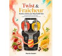 Twist & Fraîcheur: Recettes créatives pour Ninja SLUSHi Twist - Des granités fruités aux cafés frappés, le plaisir de deux saveurs réunies dans chaque verre.