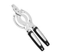 Twist Gripper - Lid Remover for | Stainless Steel Construction with Textured Rubberized Liner & High Leverage Mechanism for Pop Cans, Juice Jugs, Wine Bottles and Containers