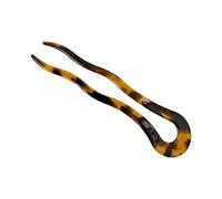 Twist Hair Stick Clip Acetate Large U-Shaped Hairpin Tortoise Pin