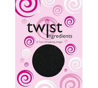 Twist Ingredients - Pearls - 2mm - Black Cake Topper Sprinkles - 800g Edible Polished Ball Cupcake Decorations - Party Sprinkles, Halloween Themed Cakes and Bakes