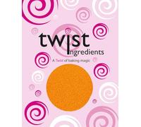 Twist Ingredients - Pearls - 2mm - Orange Cake Topper Sprinkles - 800g Edible Polished Ball Cupcake Decorations - Party Sprinkles, Halloween Themed Cakes and Bakes